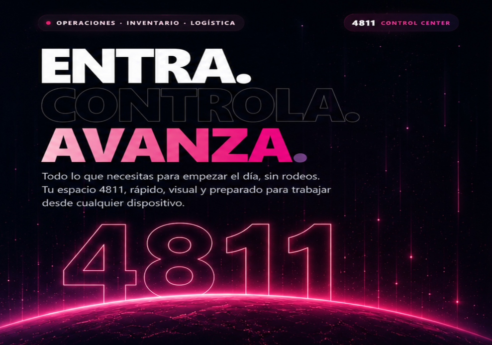 Entra. Controla. Avanza. 4811